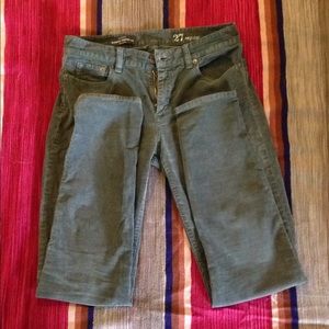 J. Crew Midrise Toothpick Corduroys